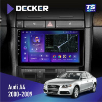 Штатная магнитола Audi A4 2000-2009 Decker TS9002 TS 4x32, DSP, 4G