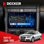 Штатная магнитола Audi A4 2000-2009 Decker D9-008 8x128 DSP 4G