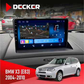 Штатная магнитола BMW X3 (E83) 2004-2010 Decker D9-008 8x128 DSP 4G
