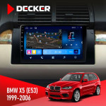 Штатная магнитола BMW X5 (E53) 1999-2006 Decker D9-008 8x128 DSP 4G
