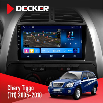 Штатная магнитола Chery Tiggo 2005-2010 Decker D9-008 8x128 DSP 4G