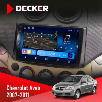 Штатная магнитола Chevrolet Aveo 2007-2011 Decker D9-008 8x128 DSP 4G