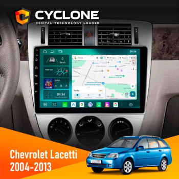 Штатная магнитола Chevrolet Lacetti 2004-2013 Cyclone C10-013 4x64 DSP 4G