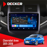 Штатная магнитола Chevrolet Aveo 2011-2018 Decker D9-008 8x128 DSP 4G