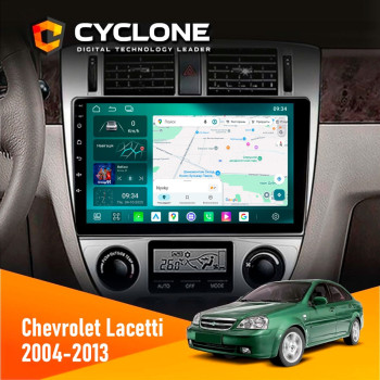 Штатная магнитола Chevrolet Lacetti 2004-2013 Climate Cyclone C10-013 4x64 DSP 4G