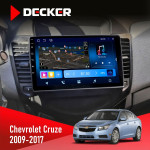 Штатная магнитола Chevrolet Cruze 2009-2018 Decker D9-008 8x128 DSP 4G