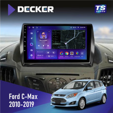Штатная магнитола Ford C-Max 2010-2019 Decker TS9002 TS 4x32, DSP, 4G