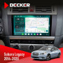 Штатная магнитола Subaru Legacy 2014-2020 Decker D9004 6x128, DSP 360, 2k