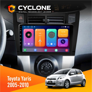  Штатна магнітола Toyota Yaris 2005-2010 Cyclone C9CPL 2x32