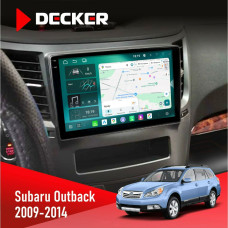 Штатная магнитола Subaru Outback 2009-2014 Decker D9004 6x128, DSP 360, 2k