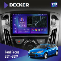 Штатная магнитола Ford Focus 2011-2019 Decker TS9002 TS 4x32, DSP, 4G