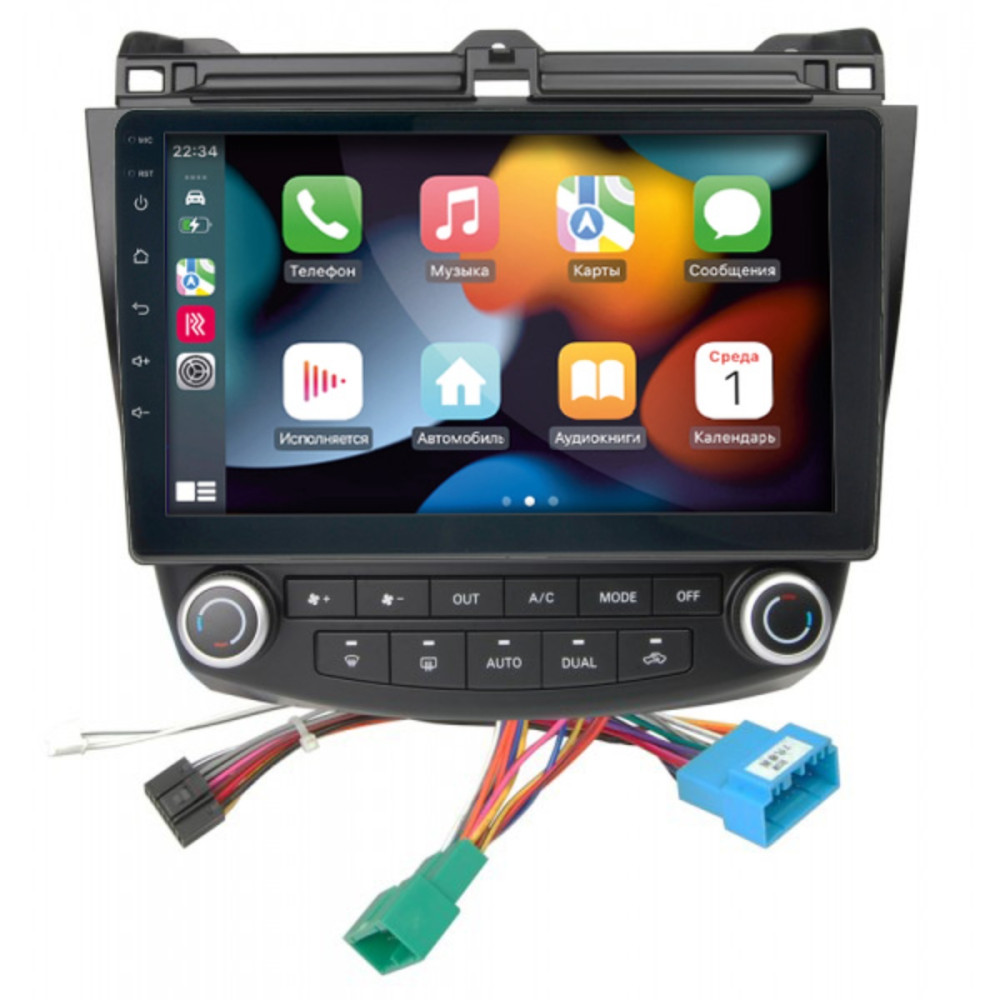 Штатна магнітола Honda Accord 2002-2007 Decker TS10003 TS 4x64, DSP 4G, 2k Штатна магнітола Honda Accord 2002-2007 Decker TS10003 TS 4x64, DSP 4G, 2k