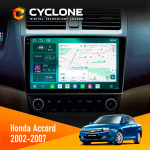 Штатная магнитола Honda Accord 2002-2007 Cyclone C10-013 4x64 DSP 4G