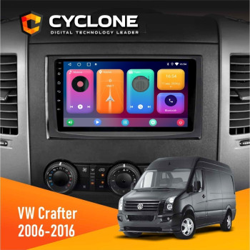 Штатная магнитола Volkswagen Crafter 2006-2016 Cyclone C9-001 2x64 CPL Штатная магнитола Volkswagen Crafter 2006-2016 Cyclone C9-001 2x64 CPL