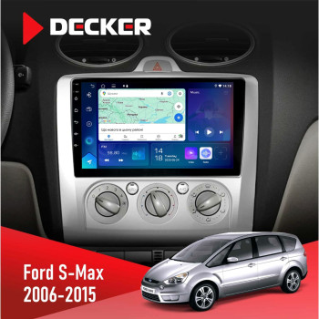 Штатна магнітола Ford S-Max 2006-2015 Decker D9-007 4x64 DSP 360 4G Штатна магнітола Ford S-Max 2006-2015 Decker D9-007 4x64 DSP 360 4G