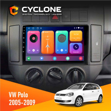 Штатная магнитола Volkswagen Polo 2005-2009 Cyclone C9CPL 2x32