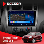 Штатная магнитола Hyundai Tucson 2005-2010 Decker D10-008 8x128 DSP 4G