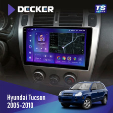 Штатная магнитола Hyundai Tucson 2005-2010 Decker TS10004 TS 6x128, DSP 4G, 2k