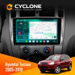 Штатна магнітола Hyundai Tucson 2005-2010 Cyclone C10-013 4x64 DSP 4G