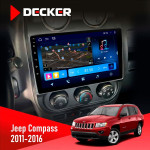 Штатная магнитола Jeep Compass, Patriot 2011-2016 Decker D10-008 8x128 DSP 4G
