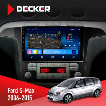 Штатная магнитола Ford S-Max 2006-2015 Climate Decker D9-008 8x128 DSP 4G
