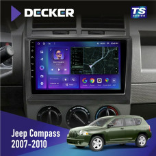 Штатная магнитола Jeep Compass 2007-2010 Decker TS10002 TS 4x32, DSP, 4G