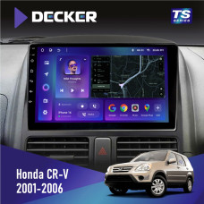 Штатная магнитола Honda CR-V 2001-2006 Decker TS9002 TS 4x32, DSP, 4G