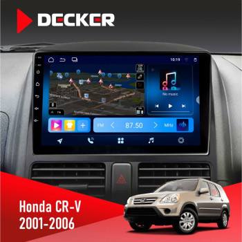 Штатная магнитола Honda CR-V 2001-2006 Decker D9-008 8x128 DSP 4G