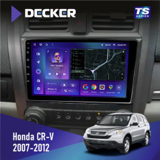 Штатная магнитола Honda CR-V 2007-2012 Decker TS9002 TS 4x32, DSP, 4G