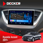 Штатна магнітола Hyundai Accent 2017+ Decker D9-008 8x128 DSP 4G