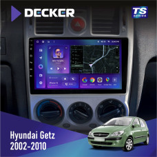 Штатная магнитола Hyundai Getz 2002-2010 Decker TS9002 TS 4x32, DSP, 4G