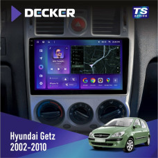 Штатная магнитола Hyundai Getz 2002-2010 Decker TS9003 TS 4x64, DSP 4G, 2k