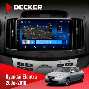 Штатная магнитола Hyundai Elantra 2006-2010 Decker D9-008 8x128 DSP 4G
