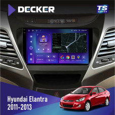 Штатная магнитола Hyundai Elantra 2011-2013 Decker TS9003 TS 4x64, DSP 4G, 2k