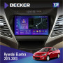 Штатная магнитола Hyundai Elantra 2011-2013 Decker TS9004 TS 6x128, DSP 4G, 2k