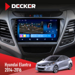Штатная магнитола Hyundai Elantra 2014-2016 Decker D9-008 8x128 DSP 4G