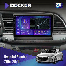 Штатная магнитола Hyundai Elantra 2016-2020 CAN Decker TS9002 TS 4x32, DSP, 4G