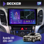 Штатная магнитола Hyundai i30 2012-2017 CAN Decker TS9004 TS 6x128, DSP 4G, 2k