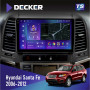 Штатная магнитола Hyundai Santa Fe 2006-2012 Decker TS9004 TS 6x128, DSP 4G, 2k