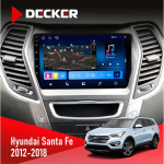 Штатная магнитола Hyundai Santa Fe 2012-2018 CAN Decker D9-008 8x128 DSP 4G