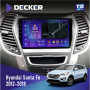 Штатна магнітола Hyundai Santa Fe 2012-2018 CAN Decker TS9002 TS 4x32, DSP, 4G