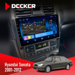 Штатна магнітола Hyundai Sonata (EF) 2001-2012 Decker D9-008 8x128 DSP 4G