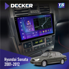 Штатная магнитола Hyundai Sonata (EF) 2001-2012 Decker TS9004 TS 6x128, DSP 4G, 2k