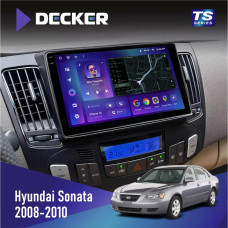 Штатная магнитола Hyundai Sonata 2008-2010 Climate Decker TS9004 TS 6x128, DSP 4G, 2k