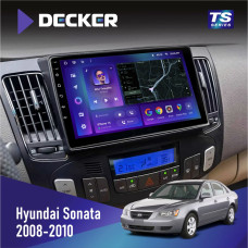 Штатная магнитола Hyundai Sonata 2008-2010 Climate Decker TS9002 TS 4x32, DSP, 4G