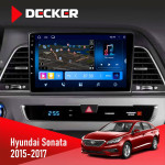 Штатна магнітола Hyundai Sonata 2015-2017 CAN Decker D9-008 8x128 DSP 4G