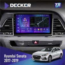 Штатная магнитола Hyundai Sonata 2017-2019 CAN Decker TS9002 TS 4x32, DSP, 4G
