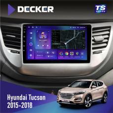 Штатная магнитола Hyundai Tucson 3 2015-2018 Decker TS9002 TS 4x32, DSP, 4G