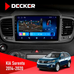 Штатная магнитола KIA Sorento 2014-2020 Decker D10-008 8x128 DSP 4G