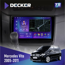 Штатная магнитола Mercedes-Benz Vito 2006-2014 Decker TS10004 TS 6x128, DSP 4G, 2k